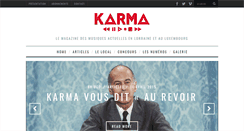 Desktop Screenshot of magazine-karma.fr